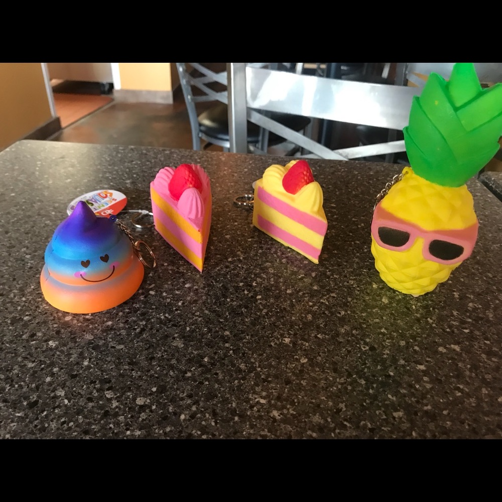 Scented squishy keychains